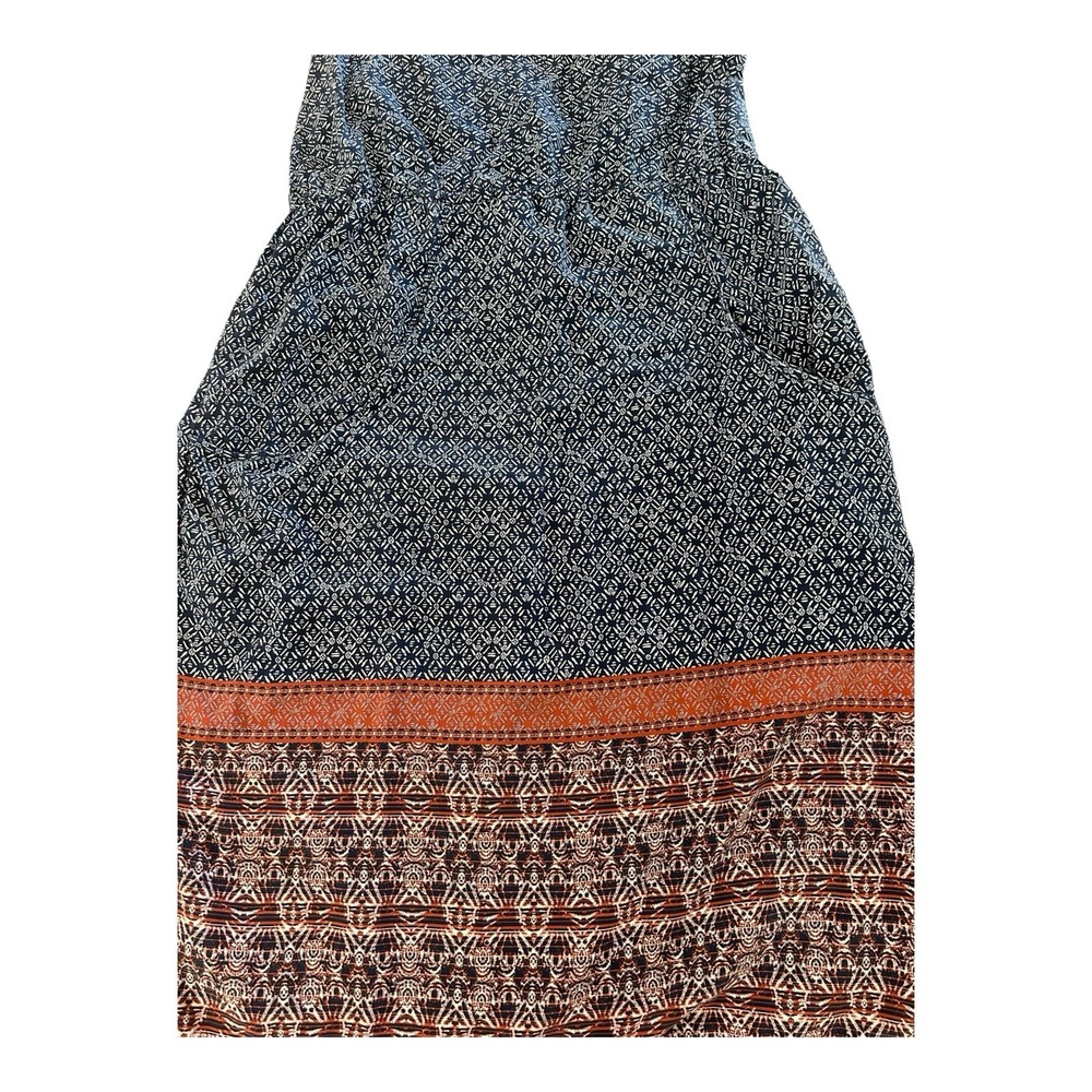 PATAGONIA Lost Wildflower Dress in Sunburst Crux Navy w Pockets Adjustable Sz XL - Picture 3 of 12